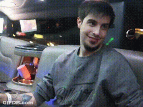 Man In Chicago Shirt Smiling GIF