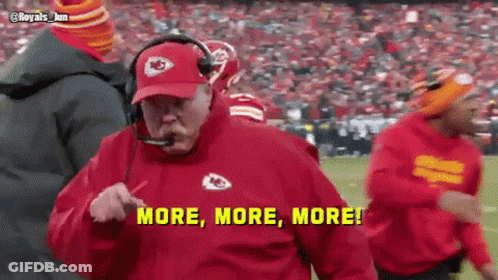 Man In Chiefs Hat In Locker Room GIF