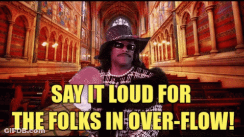 Man In Church Saying Say It Loud GIF