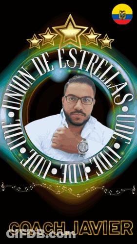 Man In Circle Saying Coach Javier GIF