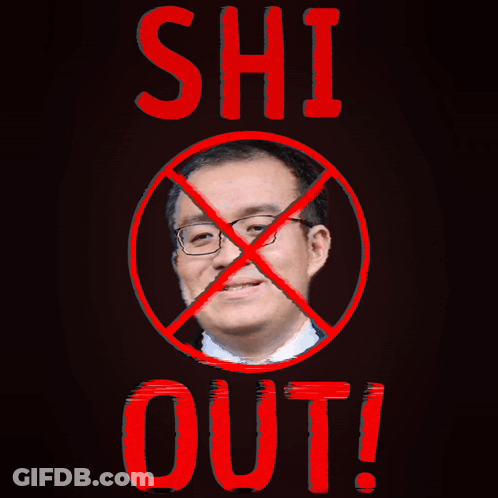 Man In Circle Saying Shi Out GIF