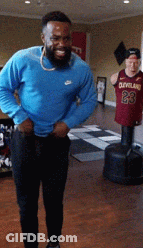 Man In Cleveland 23 Jersey GIF