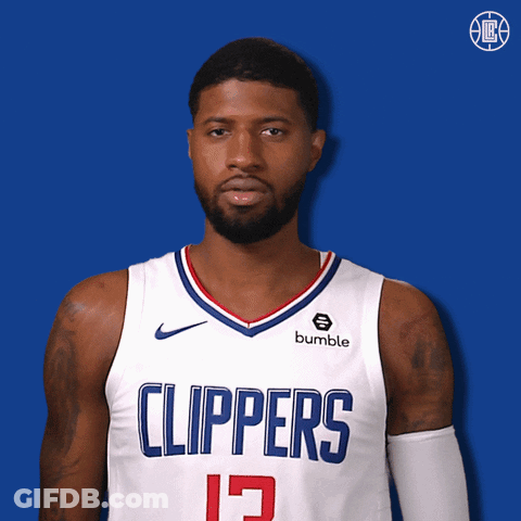 Man In Clippers Jersey GIF