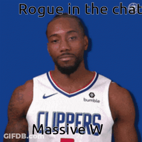 Man In Clippers Jersey Rogue In Chat GIF