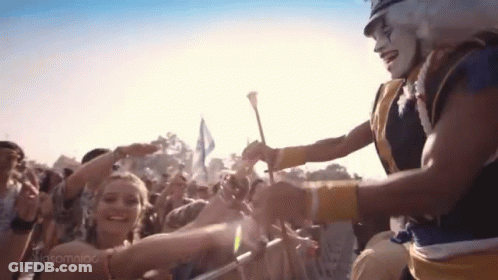 Man In Clown Costume GIF