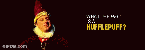 Man In Clown Costume What The Hell Is A Hufflepuff GIF