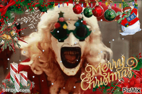Man In Clown Mask Eating Food GIF