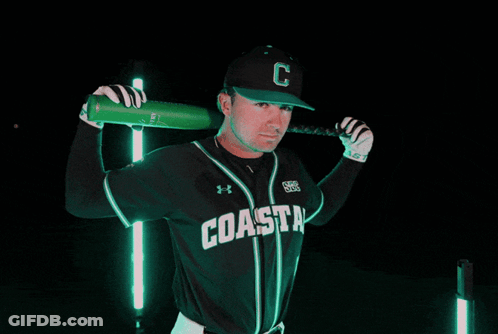Man In Coastal Jersey Talking To Another Man GIF
