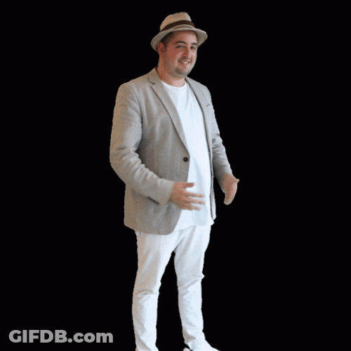 Man In Coat Welcome Home GIF