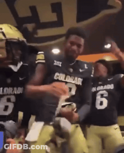 Man In Colorado Jersey Dancing GIF