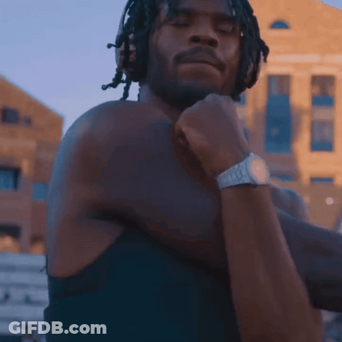 Man In Colorado Jersey Holding Trophy GIF