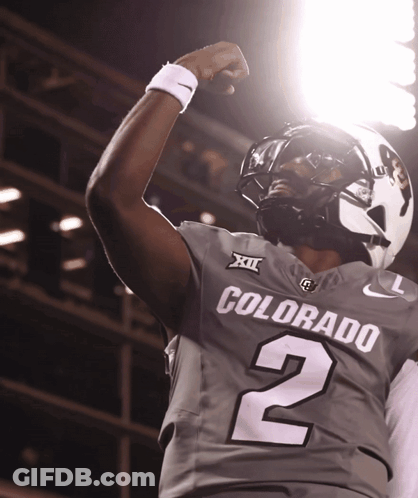 Man In Colorado Jersey Number 2 GIF