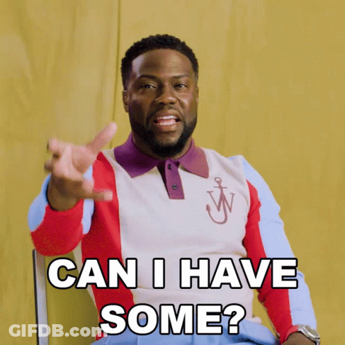 Man In Colorful Shirt Asking Can I Have Some GIF