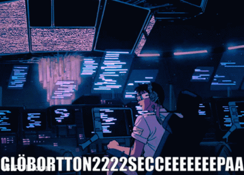 Man In Control Room Saying Globortton222secceeeeepaa GIF
