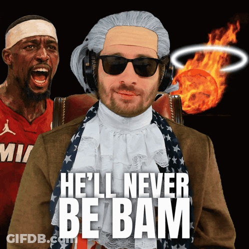 Man In Costume He'll Never Be Bam GIF