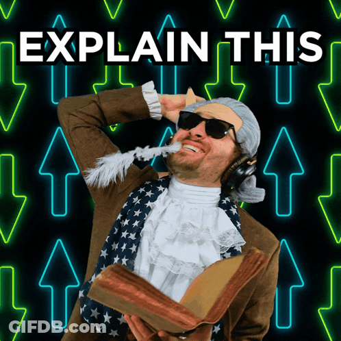 Man In Costume Holding Book Explain This GIF