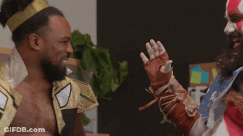 Man In Costume With Fairy Glove GIF