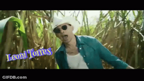 Man In Cowboy Hat And Sunglasses Leoni Torres GIF