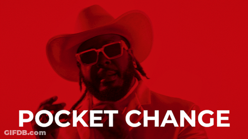 Man In Cowboy Hat And Sunglasses Pocket Change GIF