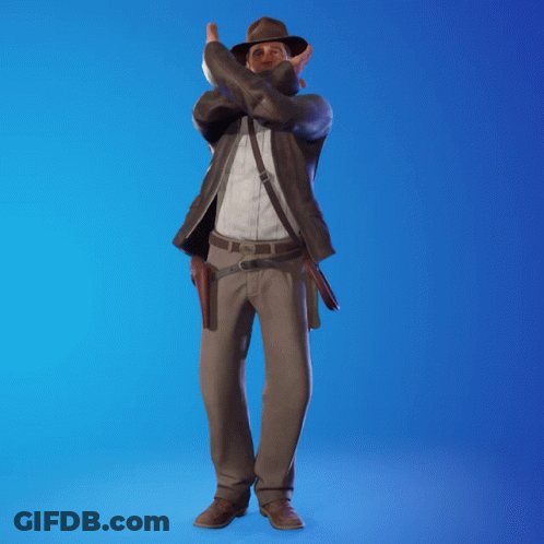 Man In Cowboy Hat Arms Up GIF