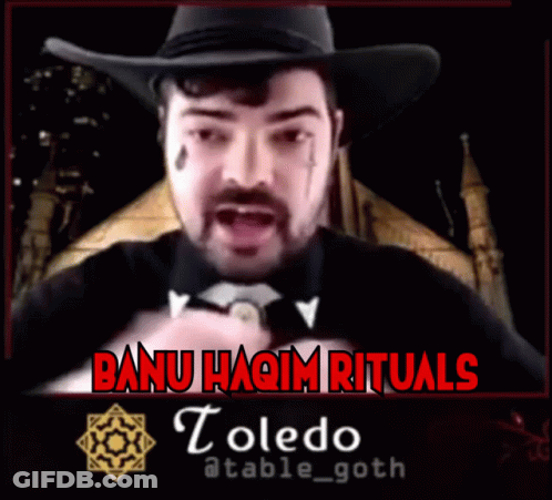 Man In Cowboy Hat Banu Haqim Rituals GIF