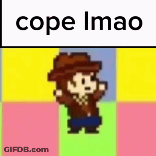 Man In Cowboy Hat Cope Imao GIF
