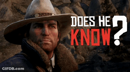 Man In Cowboy Hat Does He Know GIF