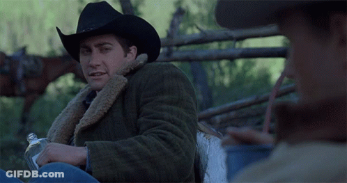 Man In Cowboy Hat Holding Bottle Of Alcohol GIF