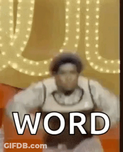 Man In Cowboy Hat In Front Of Word Sign GIF