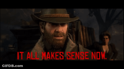 Man In Cowboy Hat Saying It All Makes Sense Now GIF
