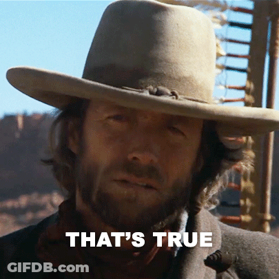 Man In Cowboy Hat Saying That's True GIF