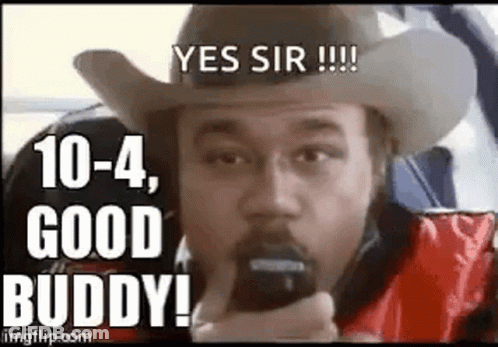 Man In Cowboy Hat Saying Yes Sir GIF