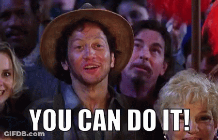 Man In Cowboy Hat Saying You Can Do It GIF