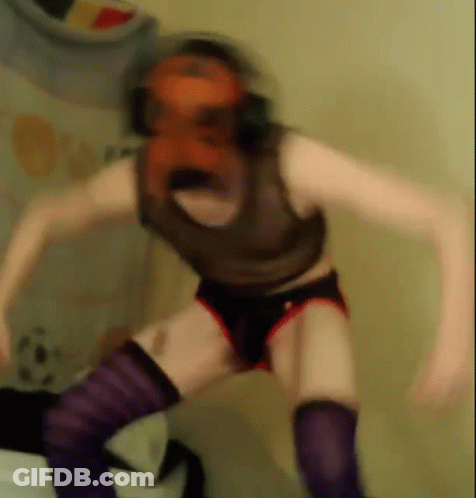 Man In Crow Mask Standing In Doorway GIF