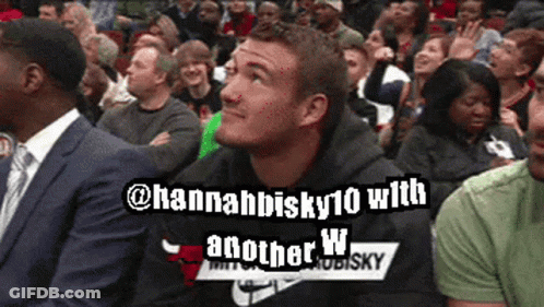 Man In Crowd @Hannabisky10 With Another W GIF