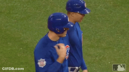 Man In Cubs Jersey Praying GIF