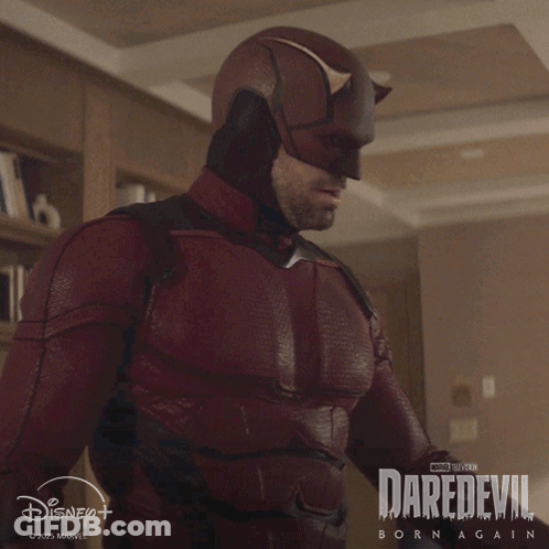 Man In Daredevil Costume GIF