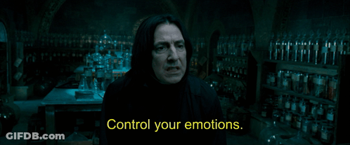 Man In Dark Room Control Your Emotions GIF