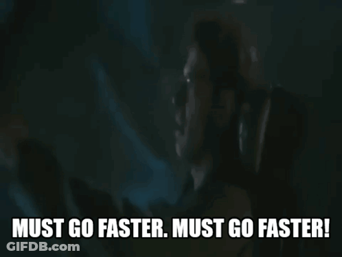 Man In Dark Room Must Go Faster Must Go Faster GIF