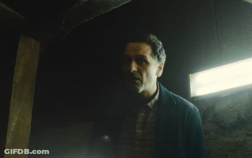 Man In Dark Room Not A Chance GIF