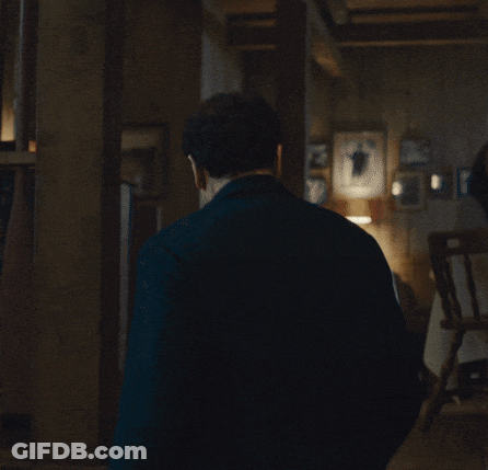 Man In Dark Room Saying Don't Do It GIF