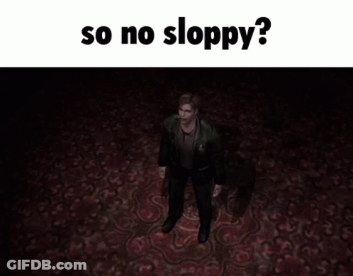 Man In Dark Room Saying So No Sloppy GIF