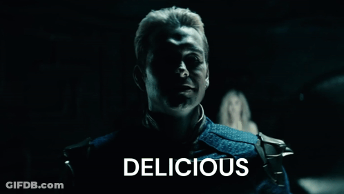 Man In Dark Room Says Delicious GIF