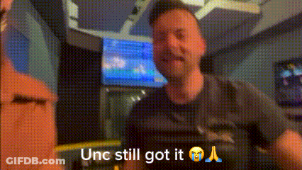 Man In Dark Room UNC Still Got It GIF