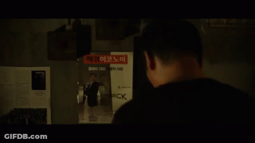 Man In Dark Room With Respect GIF