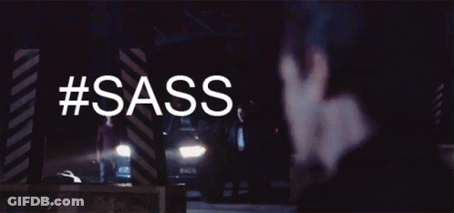 Man In Dark Room With #Sass GIF