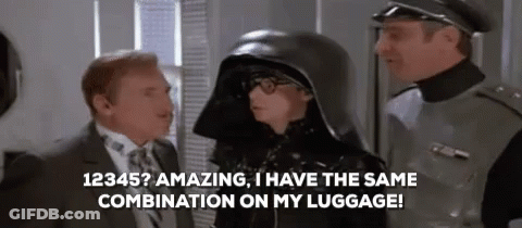 Man In Darth Vader Costume Talking GIF