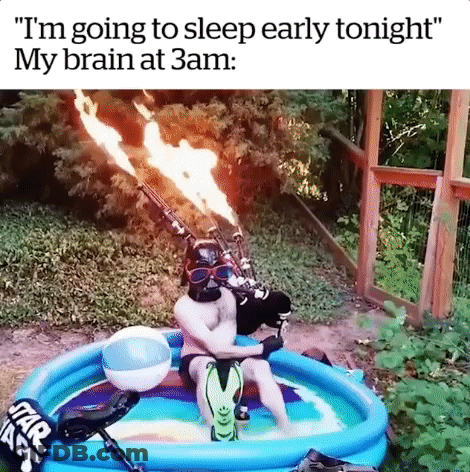 Man In Darth Vader Mask In Inflatable Pool GIF