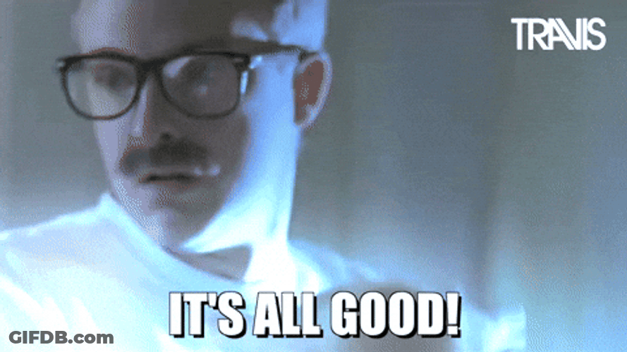 Man In Denial Meltdown All Good GIF