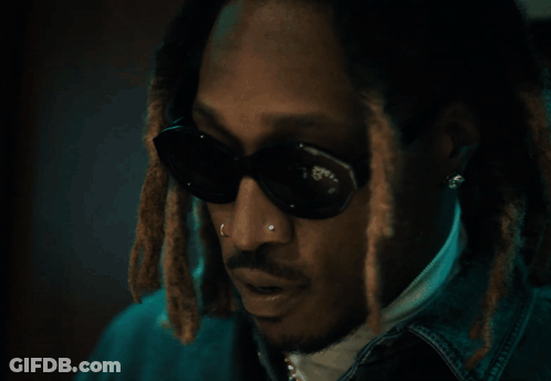 Man In Denim Jacket And Sunglasses GIF